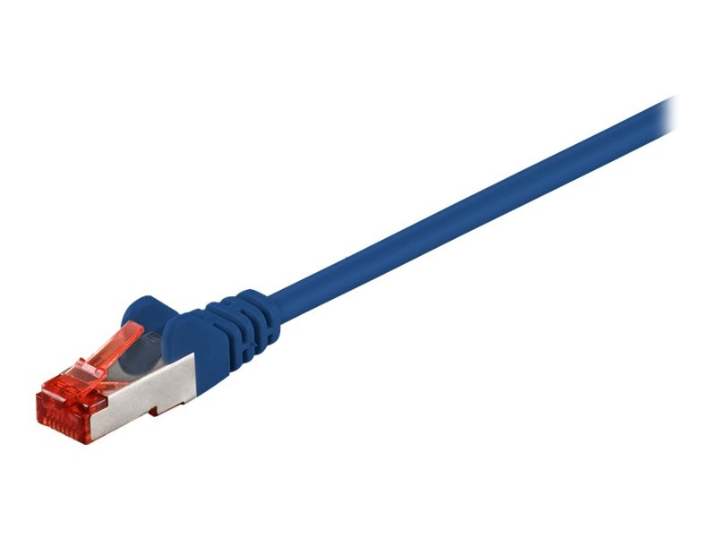 Goobay 68276 50 m Cat6 S/FTP (S-STP) RJ-45 RJ-45 Blu CAT 6 Patch Cable S/FTP