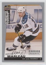 2008-09 Upper Deck Collector's Choice Reserve Silver Patrick Marleau #141 d4e