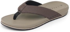 Man Reef Phantom Bonzer Flip Flop Sandal CJ6994 Chocolate/Tan Brand New