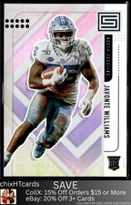 Javonte Williams 2021 Panini Chronicles Draft Picks North Carolina Tar Heels