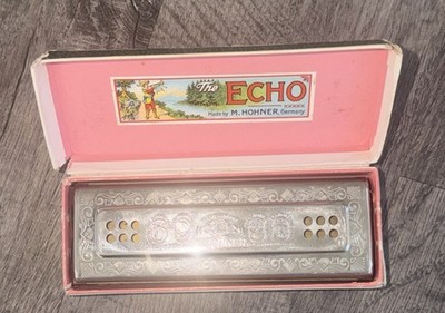 M. Hohner Harmonica C & G The Echo Harp - Germany - with Original Box -A Beauty!