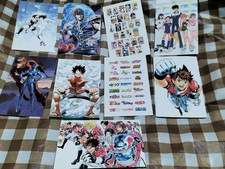 Fist of the North Star Postcard Set of 9 Ink Illustration Used