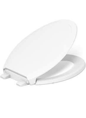 KOHLER Rutledge Elongated Toilet Seat in White 4734-RL-0