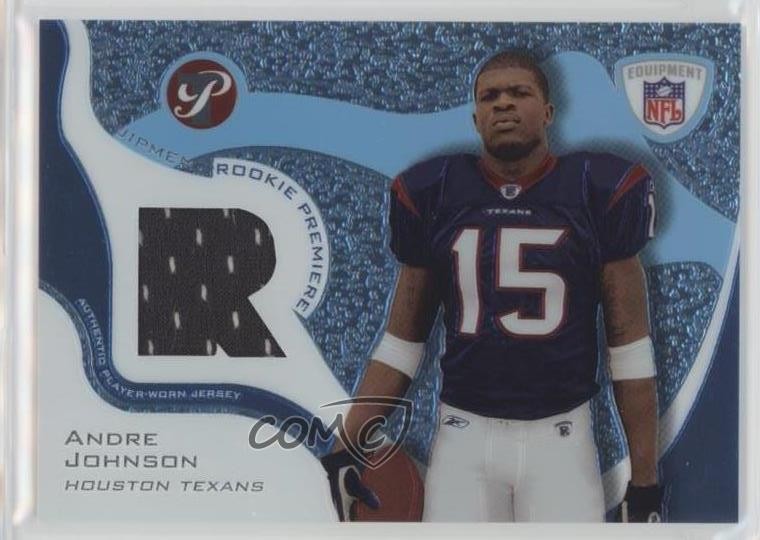 2003 Topps Pristine Rookie Premiere Jerseys Andre Johnson #RPR-AJ RC HOF 0af