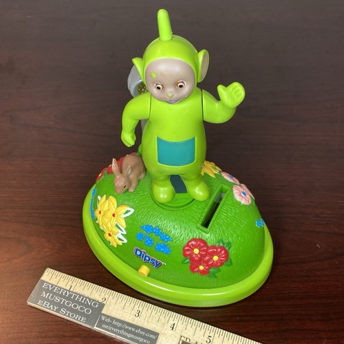 Vintage Teletubbies DIPSEY Light-Up Talking Coin Bank 1999 TESTED (Pre-Owned)
