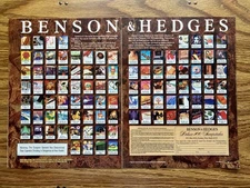 Vintage Magazine Ad Benson & Hedges Cigarettes 1984, Sweepstakes Crazy Prizes!