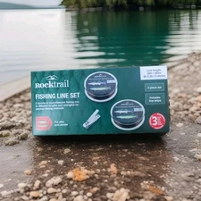 Fishing Line Set-2 spools Of Fishing Line Different Length+line Snip Pike Zander