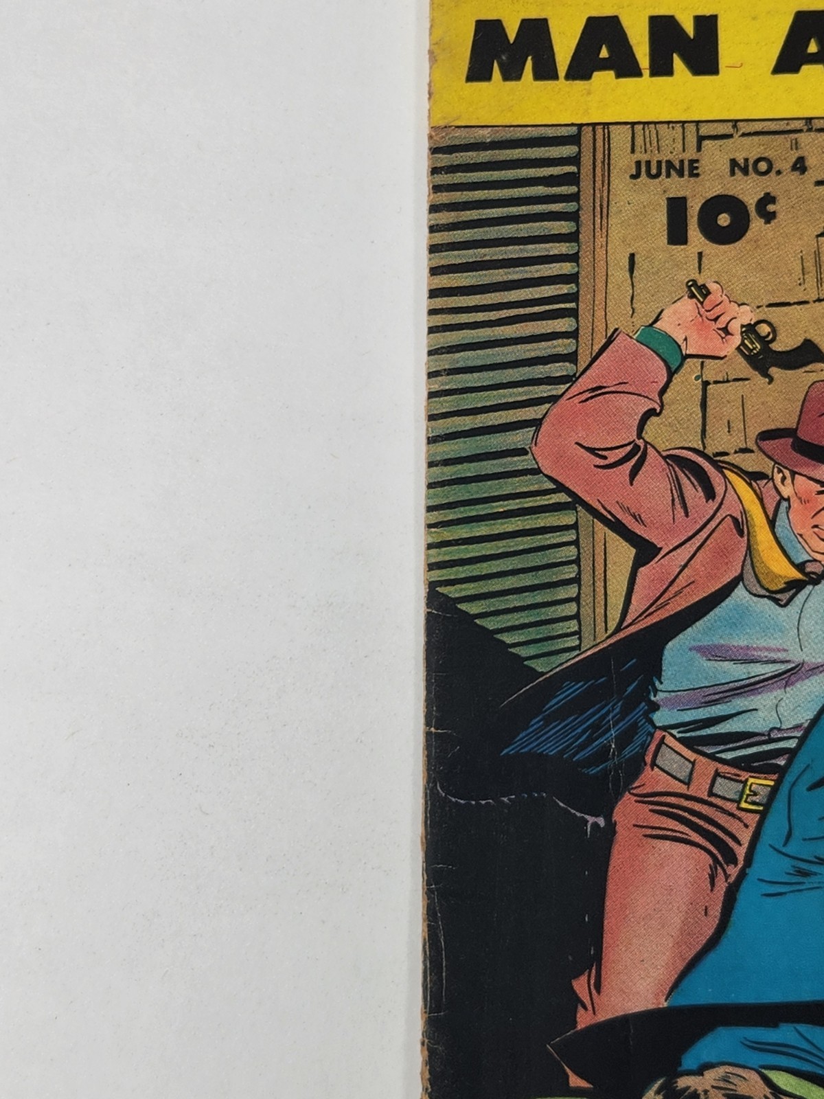 Mike Barnett Man Against Crime 4 Fawcett Publications Pre-Code Golden Age 1952