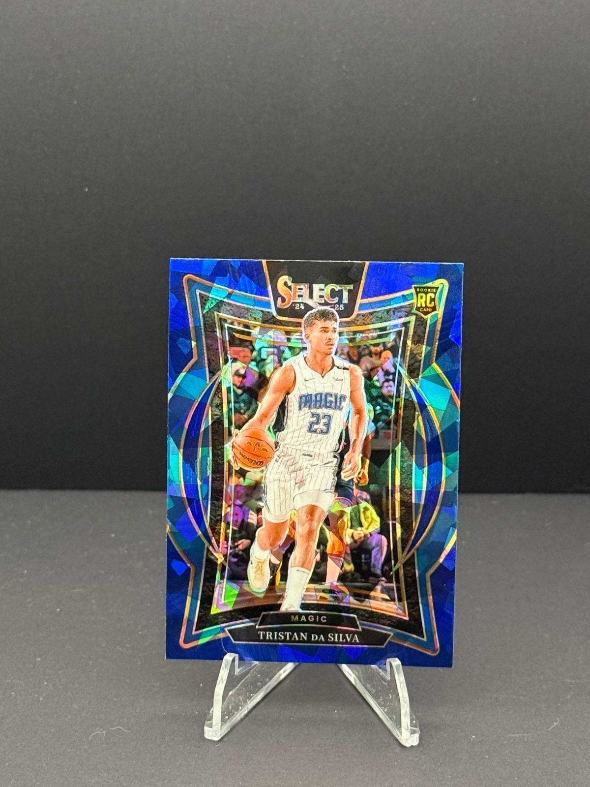 2024-25 Panini Select - Tristan da Silva #83 Blue Cracked Ice Prizm (RC)