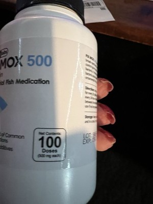 FOR FISH Aquariums &  FISH Tanks Fix AMoxil 500mg/100 Count
