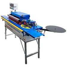 110V Automatic Wood Edge Banding Trimming Machine Double-side Gluing/Trimming
