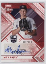 2018 Elite Extra Edition 18U National Team Signatures Red Max Rajcic Auto 7c2