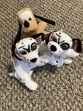 DISNEY MINI BEAN BAG--2 101 DALMATIAN DOGS AND ONE PLUTO