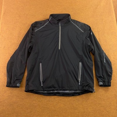 Under Armour Mens XL Black Armour Storm 1/4 Zip Golf Pullover Jacket