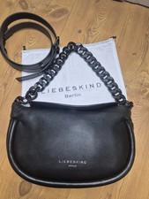 Liebeskind 💞 Crossbody Bag Leder Tasche Handtasche schwarz Kettenriemen