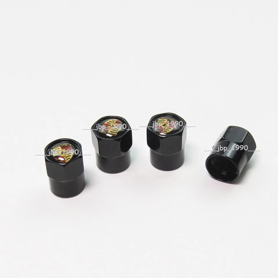 Universal Fits Porsche Tire Air Valve Stem Caps for Cars, Trucks, SUVs, Vans - Image 3 of 4