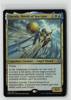 Linvala, Shield of Sea Gate 226 Foil Zendikar Rising ZNR MTG Magic