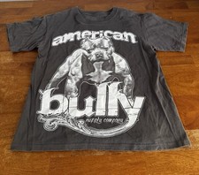 American Bully Dog Shirt Mens Medium Gray