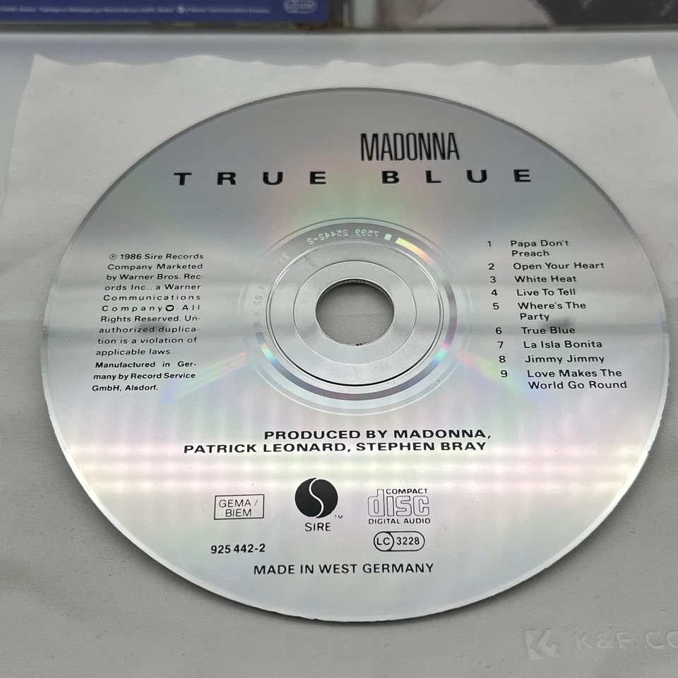 True Blue von Madonna | CD | West Germany 🟪📀 - Bild 2 von 4