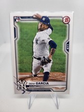 DEIVI GARCIA 2021 BOWMAN CARD #73 NEW YORK YANKEES (ROOKIE BASE)