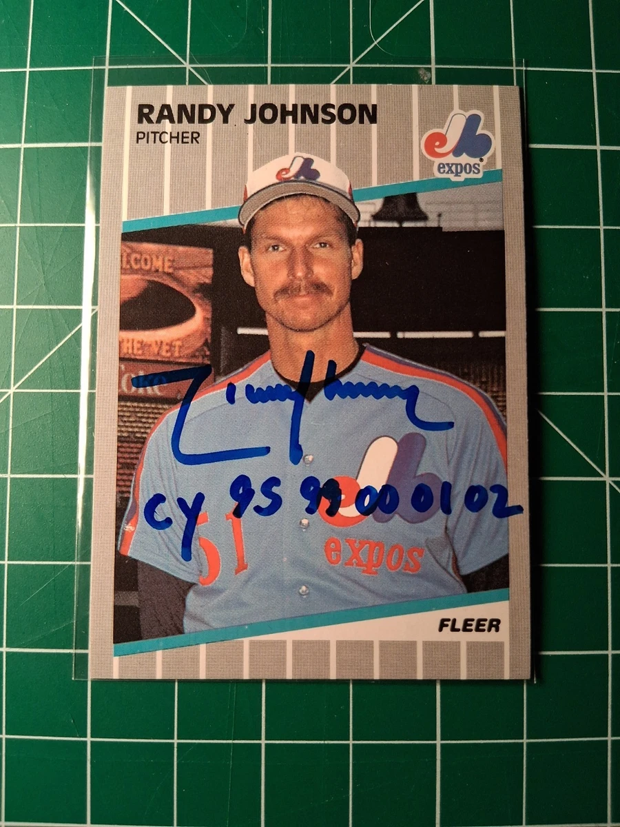 Randy Johnson Baseball Original Autographed Sports Trading Cards
