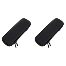 2 Pieces Harmonica Hard Carrycase Pouches Bag for Multiple Harmonicas