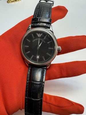 Emporio Armani AR-0539 Vintage Men's Watch Black Dial Japan Quartz