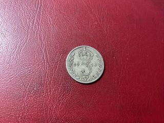 Regno Unito 3 Pence 1914 Argento