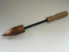 Straight Pattern Copper Soldering Iron Wooden Handle 24oz weight 800g Tradition