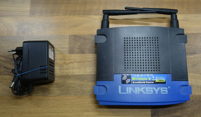 Linksys WRT54G 54 Mbps 4-Port 100 Mbps Funk Router (WRT54GL-EU)