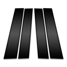 4pc Carbon Fiber Pillar Post Trim Fits 2011-2016 Kia Sportage
