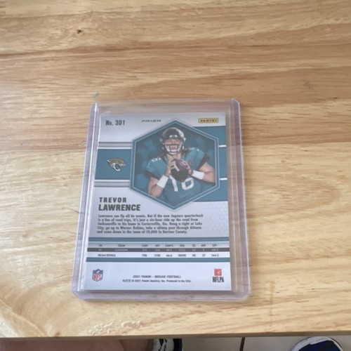Panini 2021 Mosaic Trevor Lawrence #301 Mosaic Prizm Rookie Jaguars Football - Picture 2 of 2