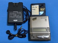 SHARP MD-M20 Portable MD Player Recorder AD-M20BT Tested Playback