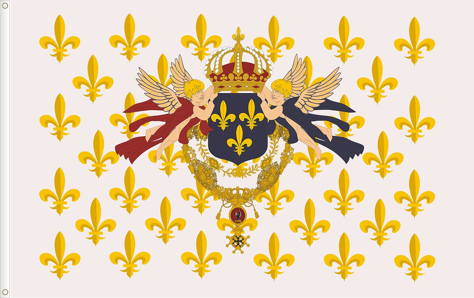 Pavillon maritime royal France pour décoration de salon historique