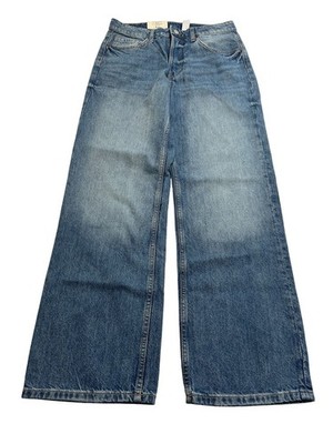 H&M Straight Regular Jeans in Light Denim Blue