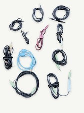 3.5MM AUX Audio Cable Male To Male Cord For Headphones Jack Black LOT Of 11
