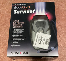 BodyGard Platinum Series Survivor 12-in-1 Self-Powered Emergency Companion - NEW