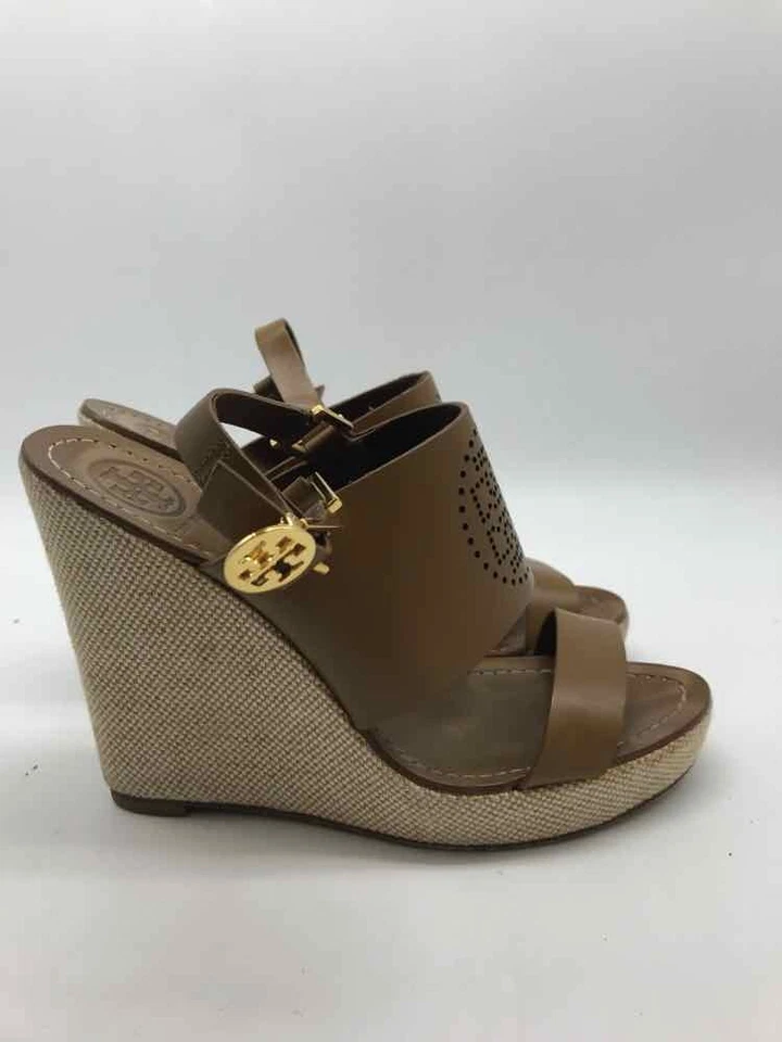 Cuña con tiras Tory Burch marrón talla 8 Foto 4 de 4