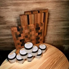 Cutting Board Butter 100% Natural Beeswax & Mineral Oil Food Safe 4oz