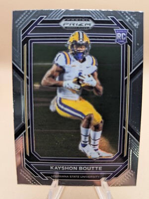 2023 Prizm Draft Picks Kayshon Boutte football Rookie card #137 LSU Tigers