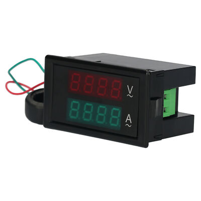 100デジタル AC 80-300V 100A Digital Voltmeter Ammeter Amperage Tester Gauge