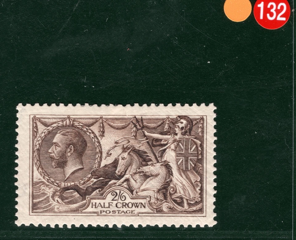 GB KGV SEAHORSE High Value SG.399 2s/6d (1913) WATERLOW Mint MM Cat £400 YOR132 - Image 3 of 4