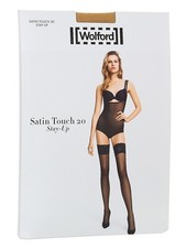 Wolford Satin Touch 20 Stay-Up Thigh Highs Women's Size S L58205