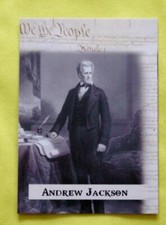2020 Historic Autographs - Andrew Jackson - Card #7 - POTUS The First 36