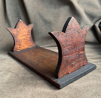 Vintage Folding Carved Desktop Book Holder Ebay