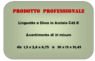 Chiavette A Disco DIN 6888 ISO 3912 UNI 6606 - Foto 9