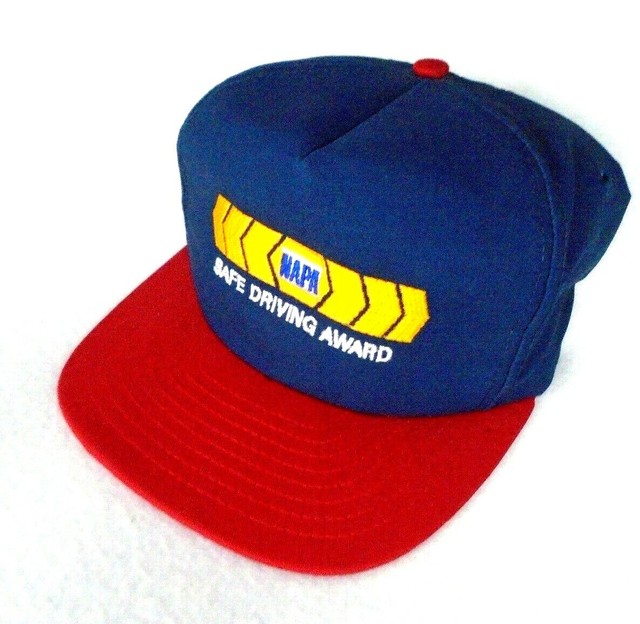 Vintage NAPA Safe Driving Award Trucker Hat Cap Snapback Made In USA eBay