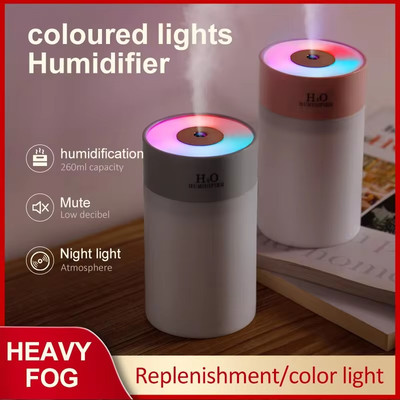 Luminous Humidifier Household Desktop Small Water Supplement Spray Air Humidific