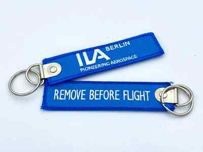 Schlüsselanhänger Remove Before Flight RBF ILA Berlin