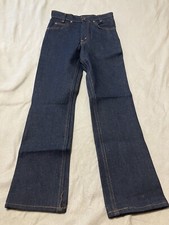 Vintage LEVIS Saddleman Boot Jeans Boys Size 11 316-0617 -NEW- Junior ORANGE TAB